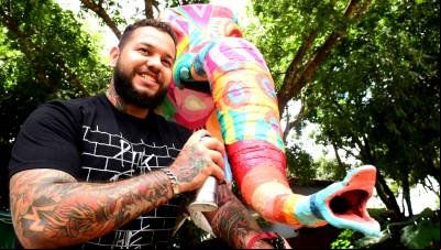 Escolas públicas do DF recebem oficinas de grafite e culinária